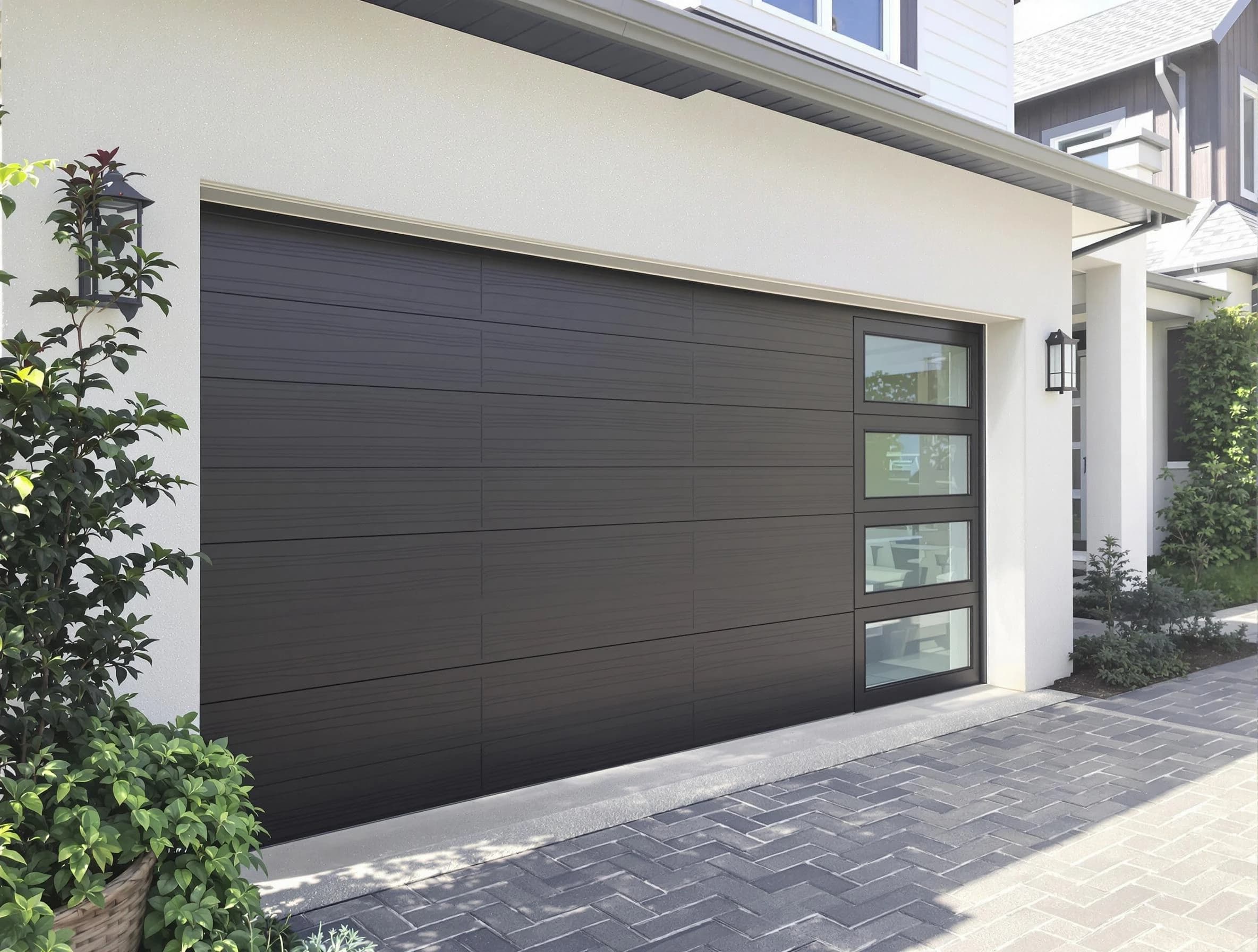 Custom garage door installation by Arlington Garage Door Repair in Arlington
