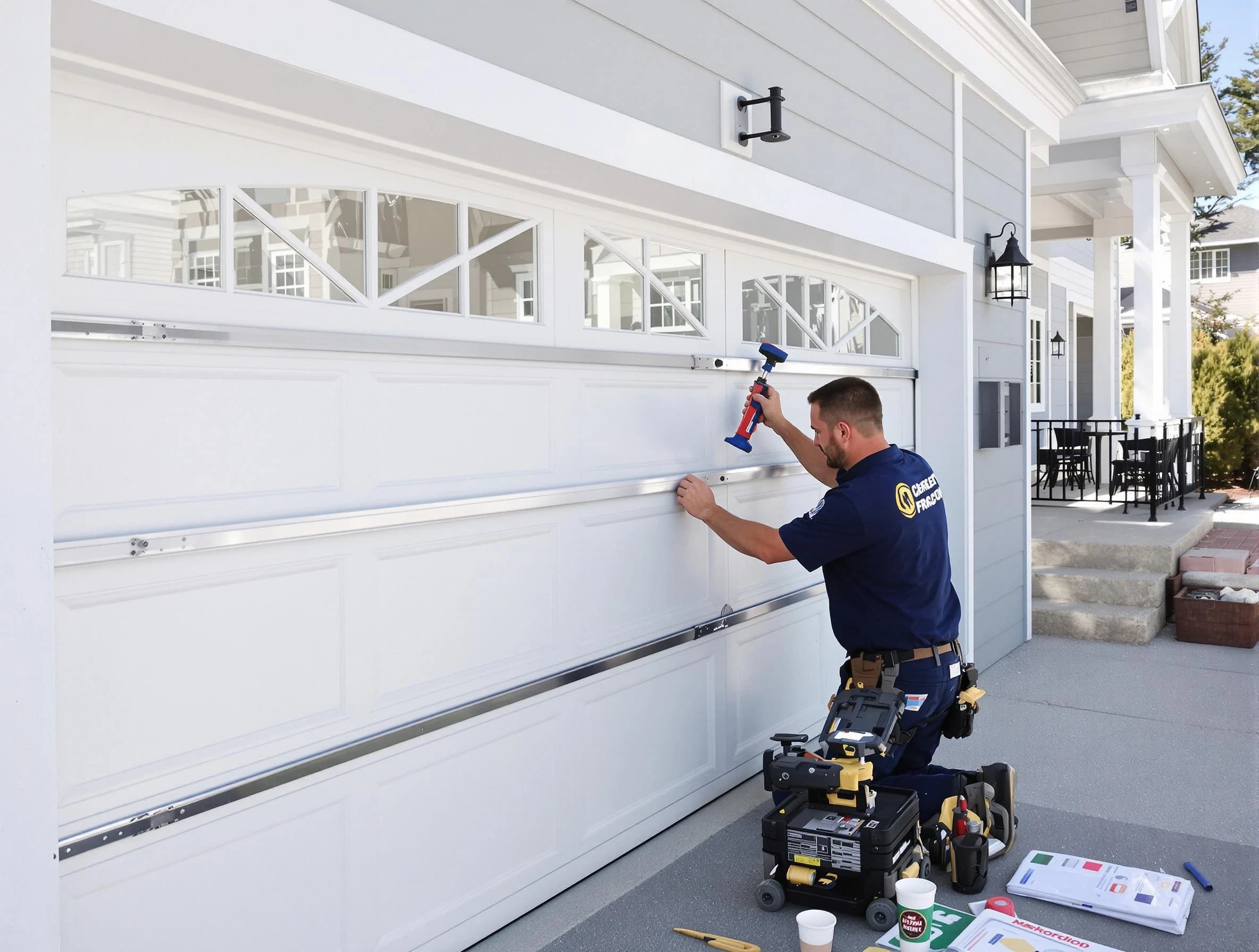 Professional garage door installation by Arlington Garage Door Repair in Arlington