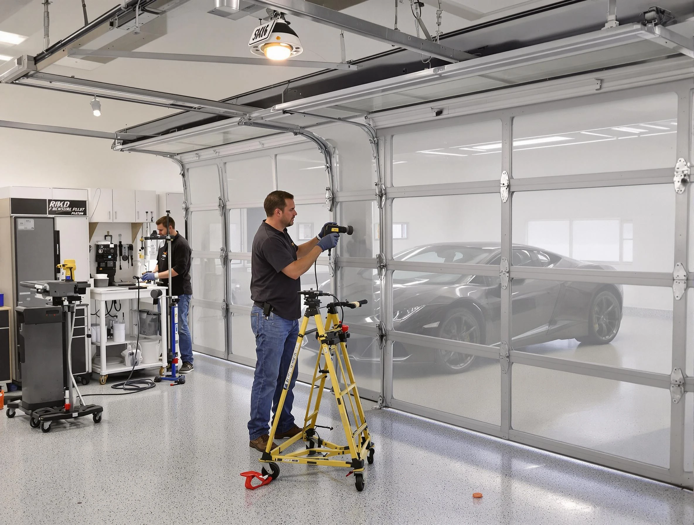 Garage Door Dents Repair in Arlington