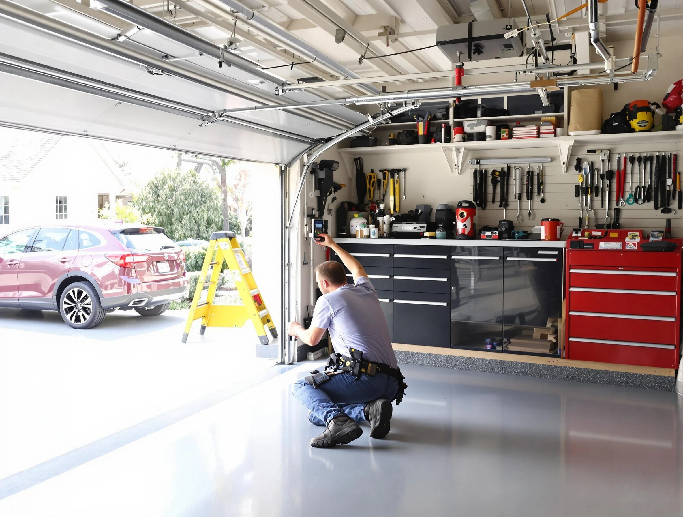 Local garage door repair service by Arlington Garage Door Repair in Arlington