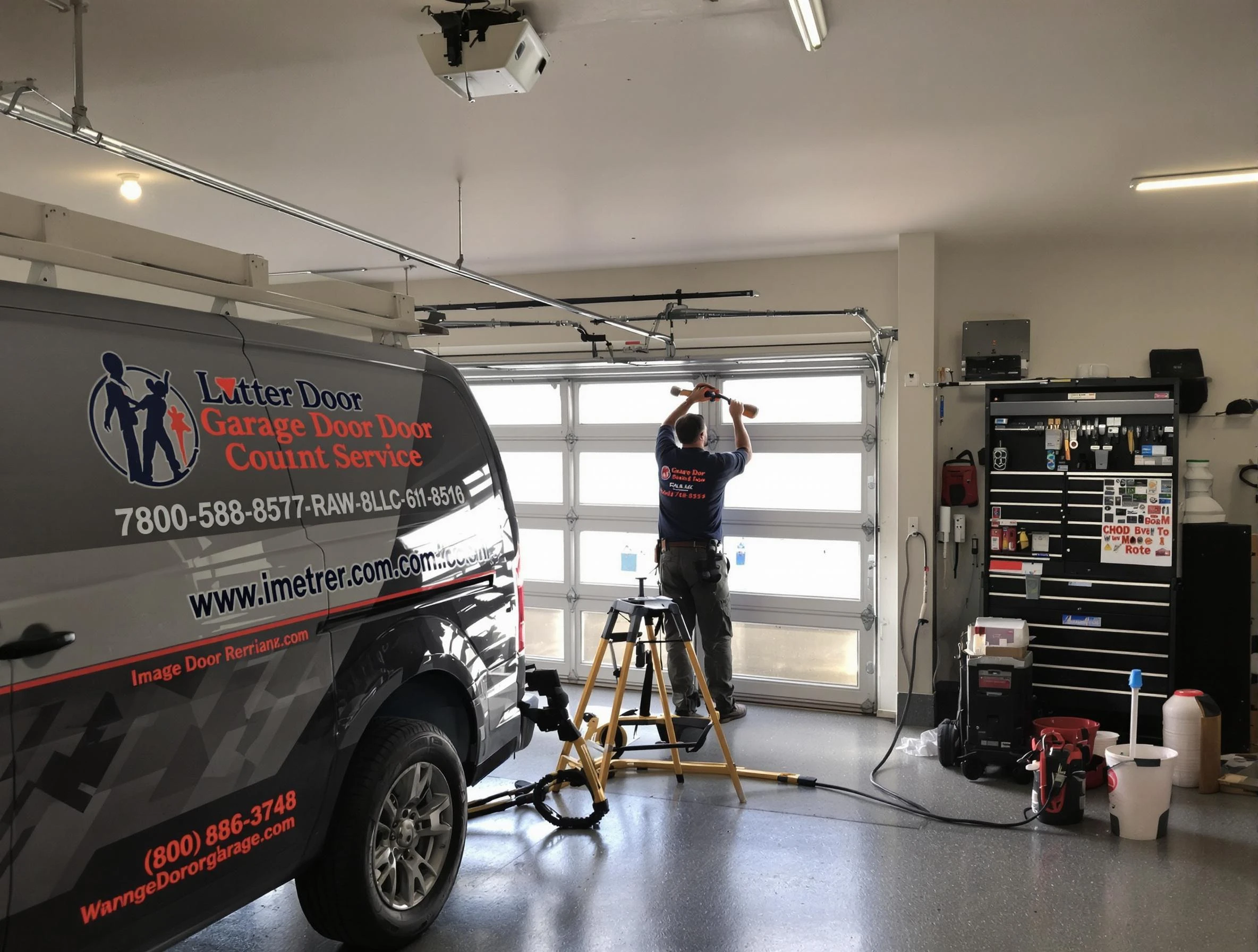 Arlington Garage Door Repair rapid response team performing same-day repair in Arlington
